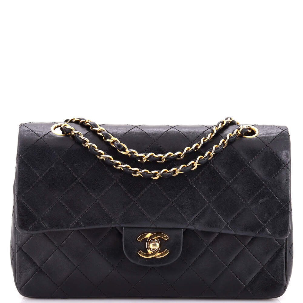 Chanel Medium Vintage Classic Double Flap Bag Quilted Lambskin